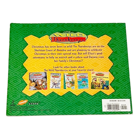 Nickelodeon Softcover Christmas Books SpongeBob SquarePants The Wild Thornberrys - Picture 3 of 8